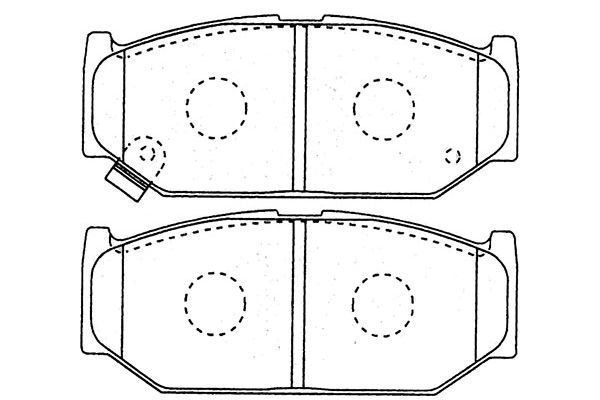 KAVO PARTS Комплект тормозных колодок, дисковый тормоз BP-8531